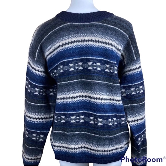 Vintage Royal Scott All Pure Wool Plaid Knit Sweater Size M Unisex Size M - Picture 3 of 8